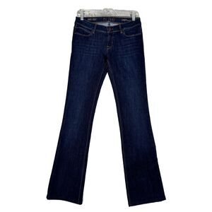 DL1961‎ Jeans Womens 4 27 Blue Cindy Slim Boot Dark Whiskering Fading Streetwear